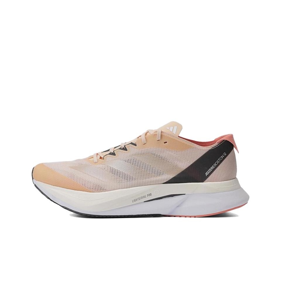 Adidas Shoes Adizero Boston 12 - Adidas Adizero Boston 12 Bequeme Mesh-Low-Top-Laufschuhe