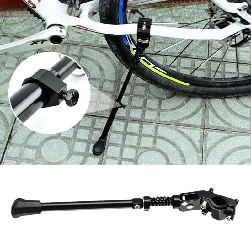 Mountain Biking Essentials - Verstellbarer Fahrradständer Mehrere Modi Mountainbike Seitenständer