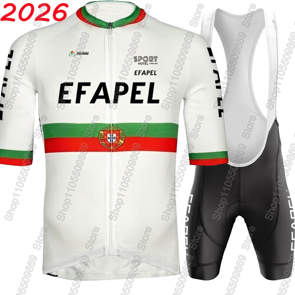 Mountain Biking Uniform - Portugal 2026 Efapel Team Radtrikot-Set –