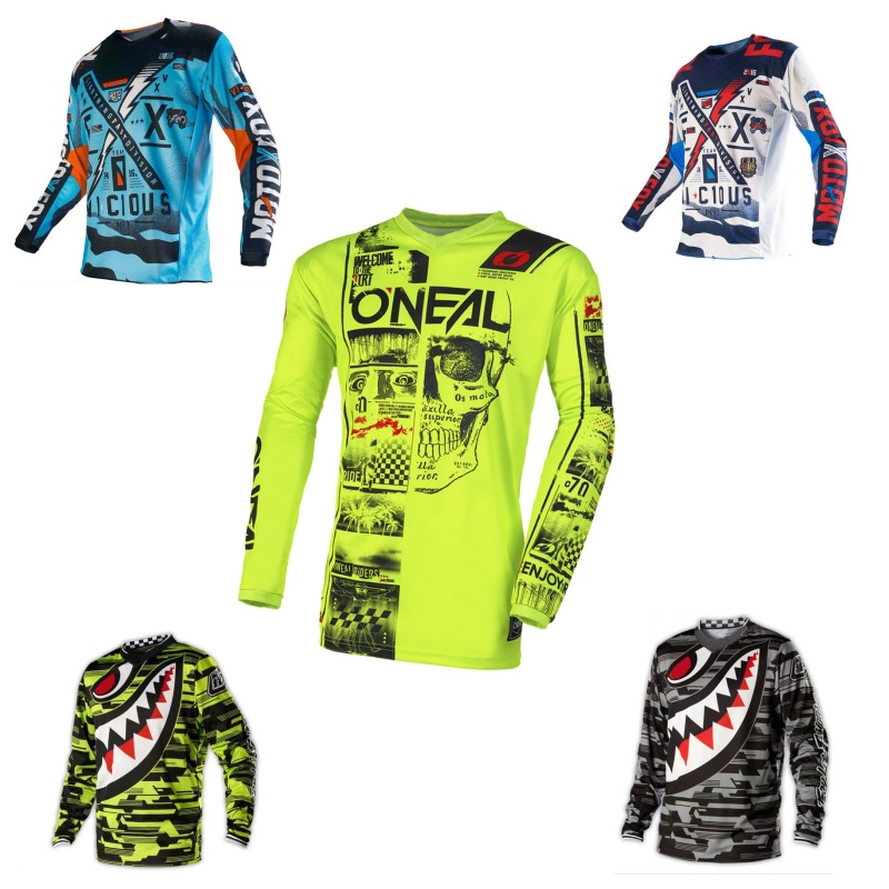 Mountain Biking Trails - Renntrikot MTB Downhill Offroad Motocross Enduro