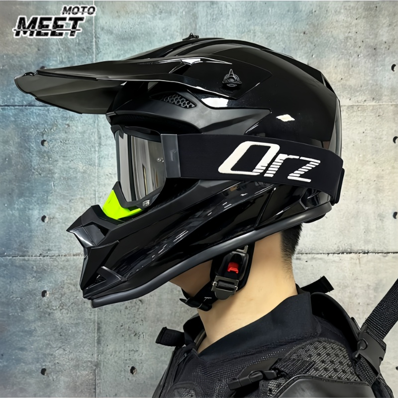 Mountain Biking Trails - Hochwertiger Offroad-Motorradhelm, ATV DH Mountainbike-Vollvisierhelm, DOT-zertifiziert
