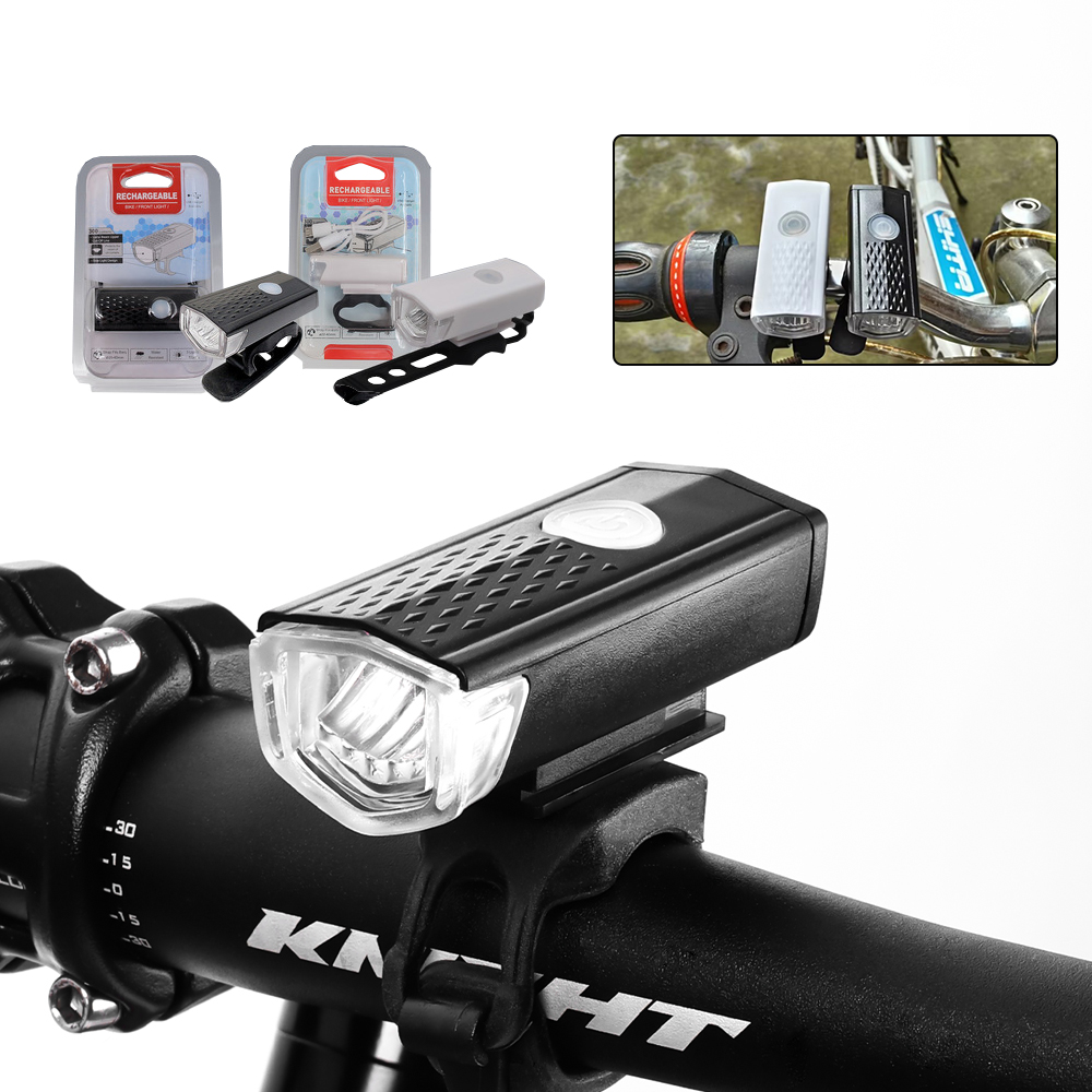 Mountain Biking Equipment - USB-Aufladbare Mountainbike-Frontleuchte Superhelle Nachtfahrt-MTB-Fahrradbeleuchtung Sicherheitsausrüstung für