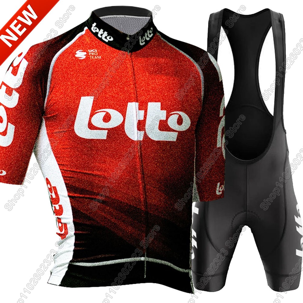 Lotto Team 2025, Radtrikot-Set – Mountain Biking Uniform Bewertung und Preis