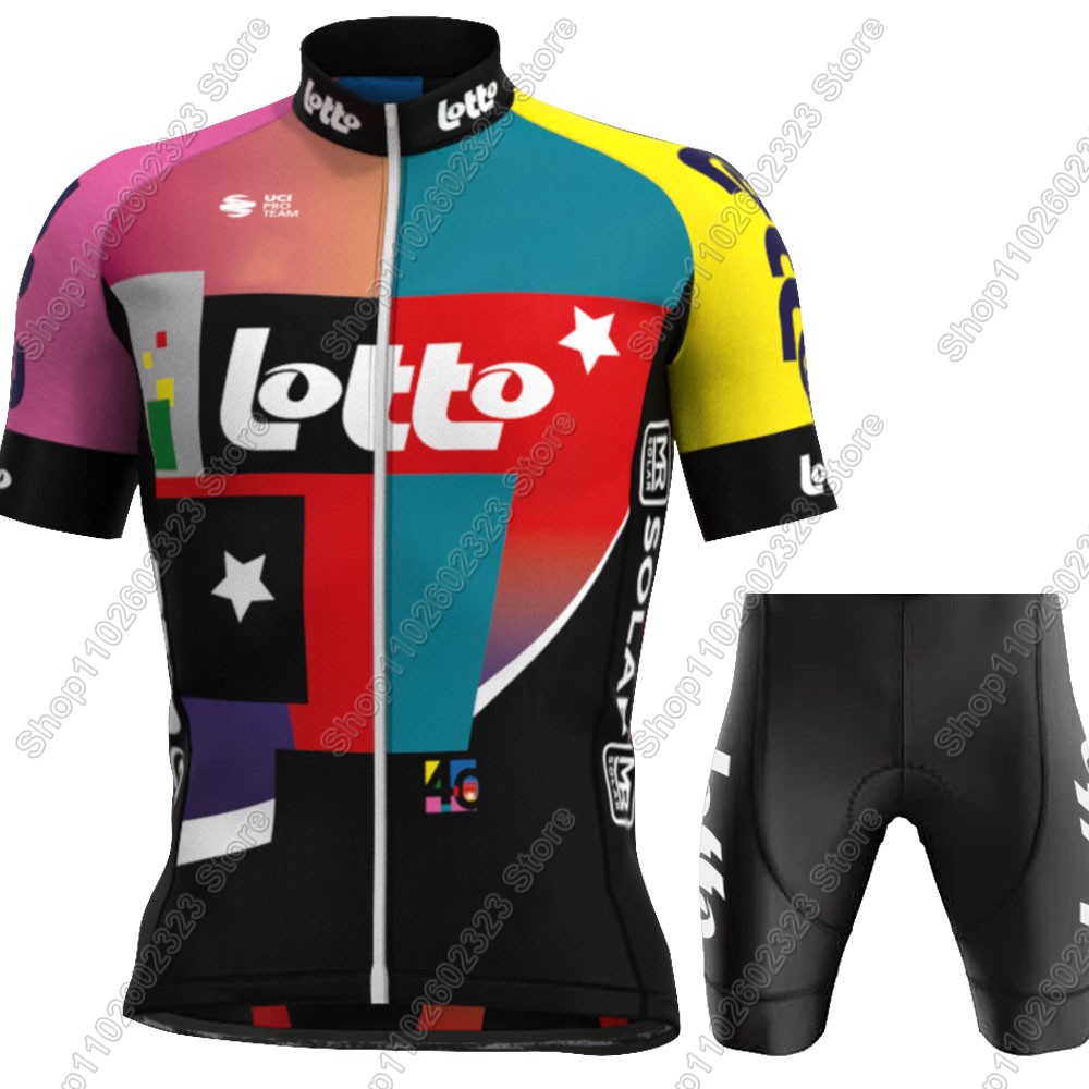Lotto Team 2025, Radtrikot-Set – Mountain Biking Uniform Bewertung und Preis