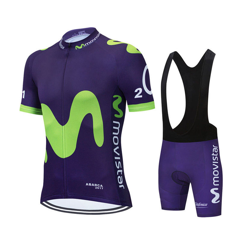Neue Sommer Movistar Team Radf – Mountain Biking Uniform Bewertung und Preis