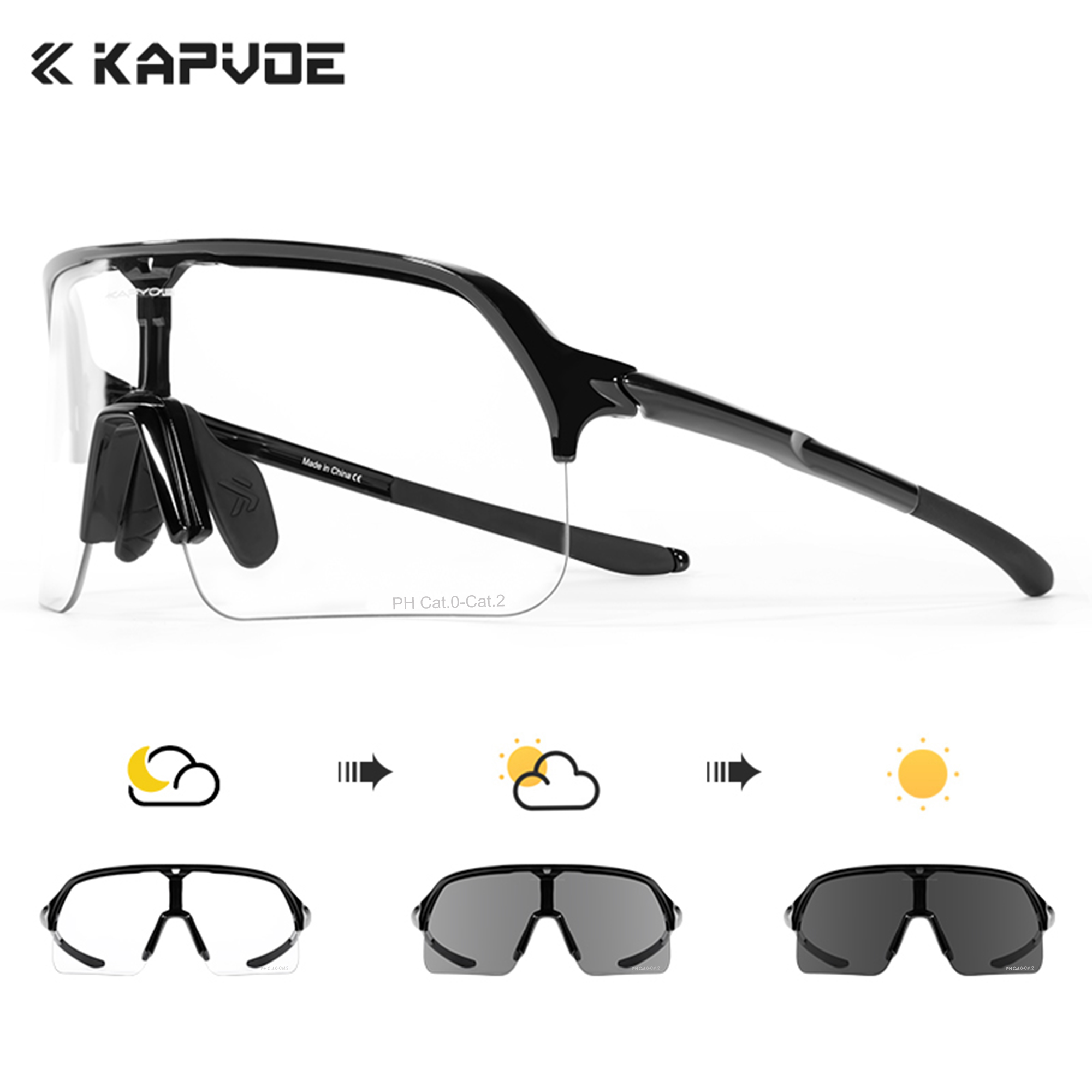 Kapvoe-Fahrradbrille für Straß – Mountain Biking A Sport Bewertung und Preis