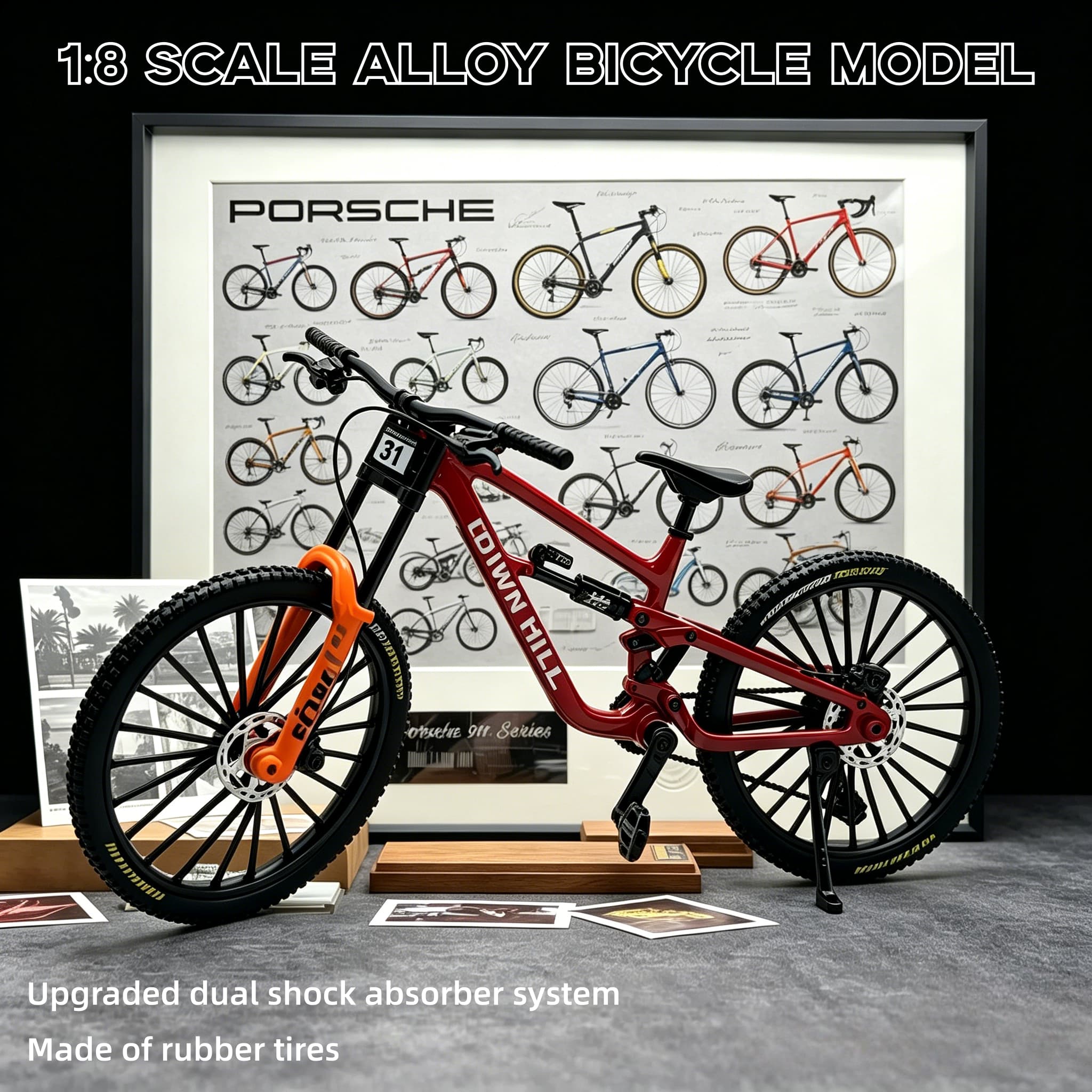 1:8 Maßstab Legierungs-Downhil – Mountain Biking Track Bewertung und Preis