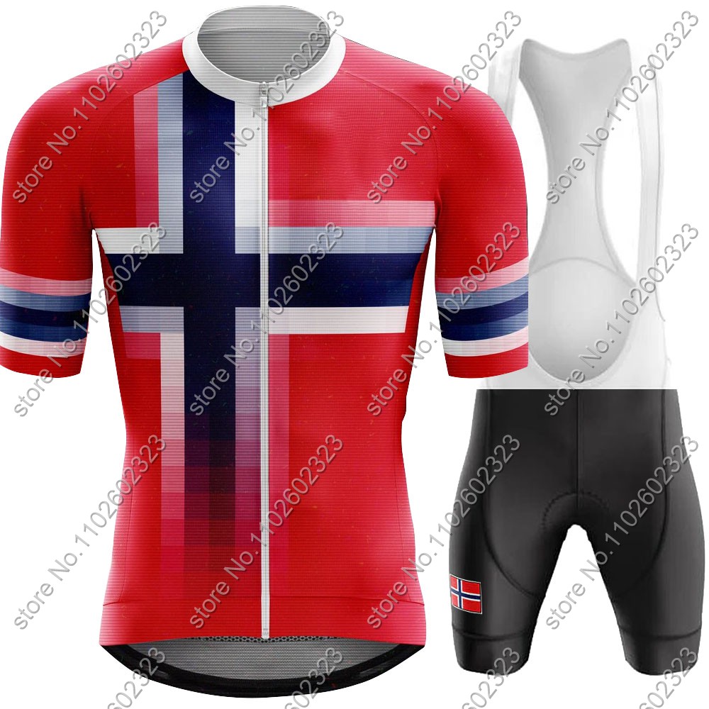 2024 Norwegen Rad trikot Natio – Mountain Biking Uniform Bewertung und Preis